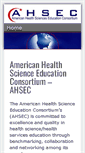 Mobile Screenshot of ahsec.org